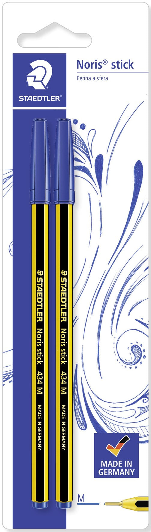 staedtler penne staedtler noris blu 2 pezzi ean 4007817434048