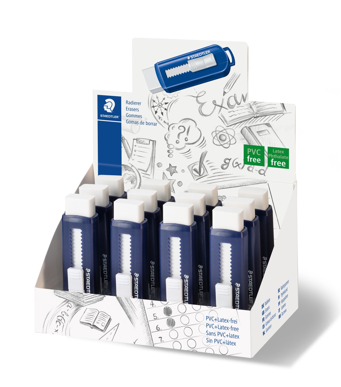 staedtler portagomma con cursore senza pvc 1 pz ean 4007817525166