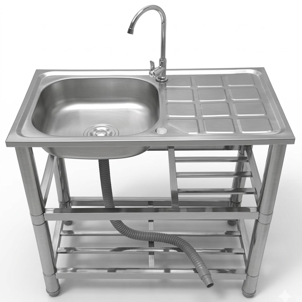 staylux lavello multifunzione acciaio inox con fontana ean 8056244083189
