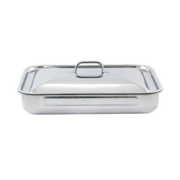 immagine-1-steel-pan-teglia-rettangolare-30x22-cm-con-coperchio-102761-ean-8015094102761