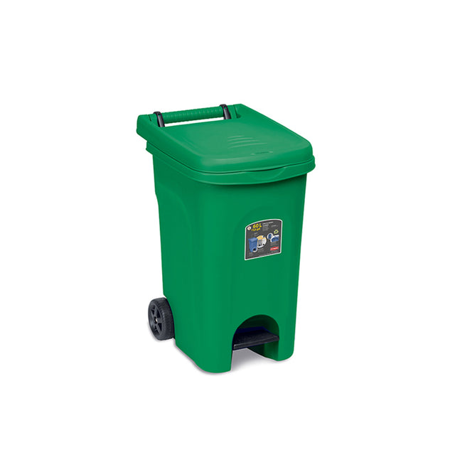 stefanplast bidone 60lt urban eco system verde ean 8003507258020