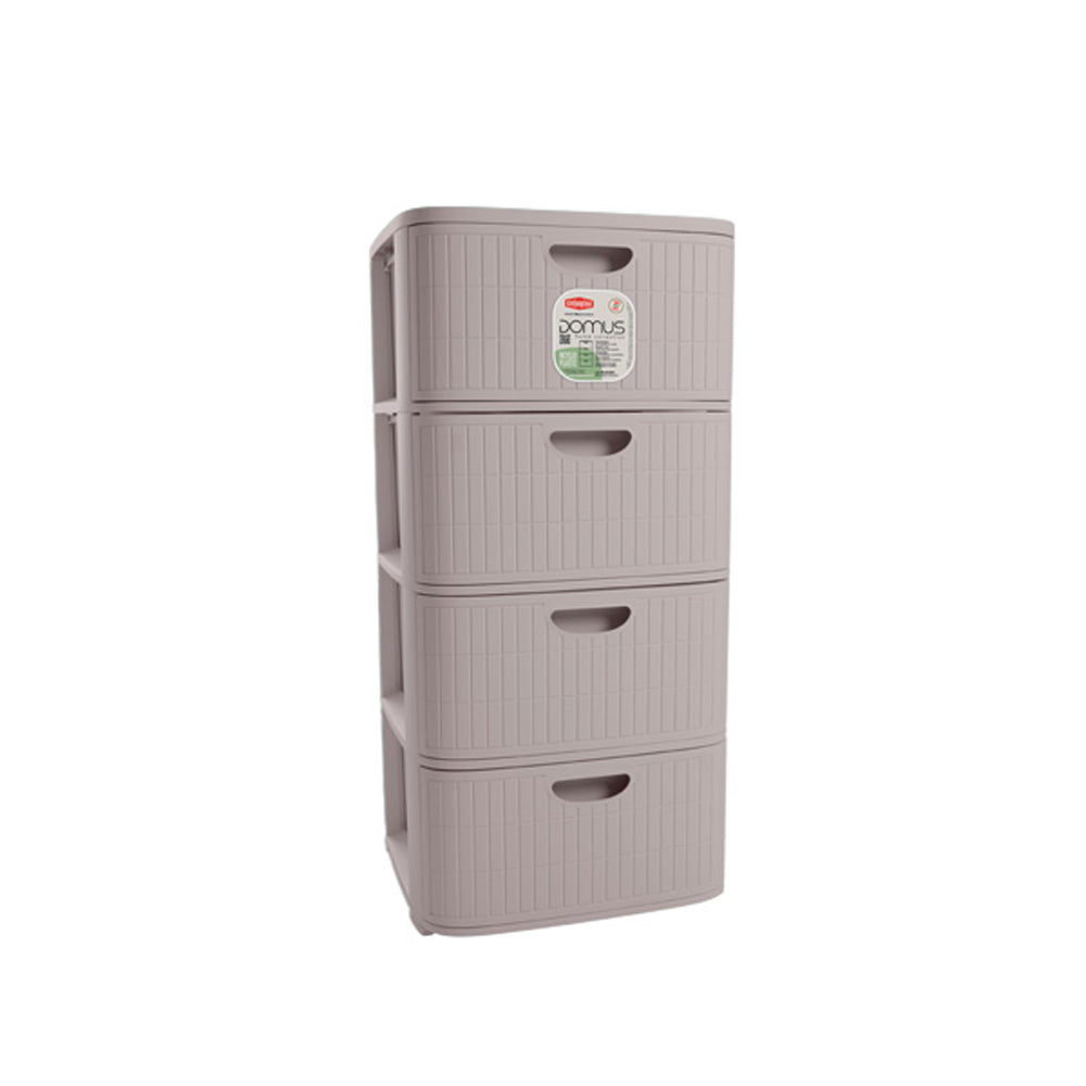 stefanplast cassettiera domus 4 cassetti beige h80cm ean 8003507901018