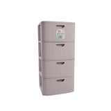 stefanplast cassettiera domus 4 cassetti beige h80cm ean 8003507901018