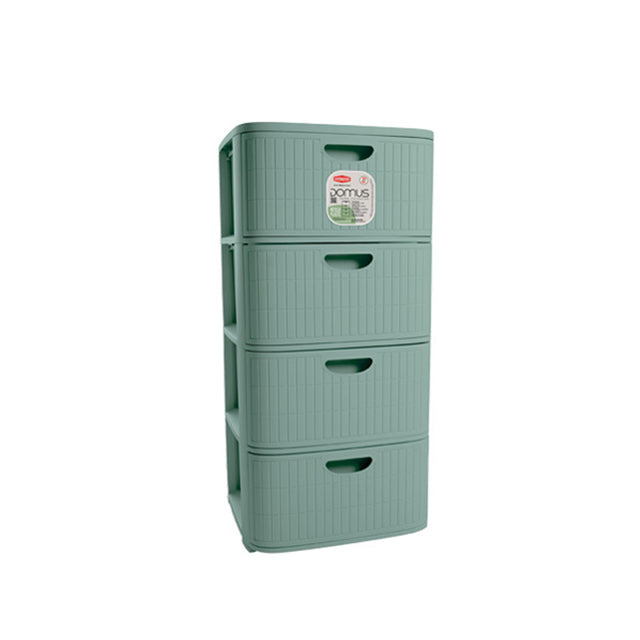 stefanplast cassettiera domus verde h80cm ean 8003507901025