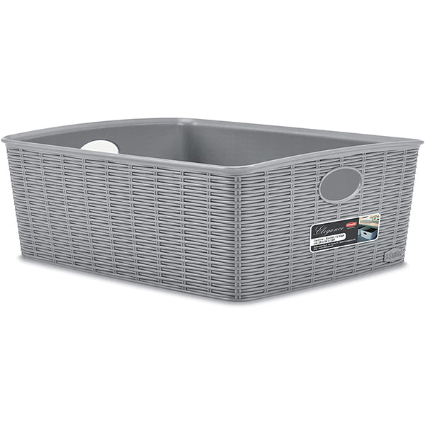 stefanplast cestino elegance grigio 36x29x13h stefanplast ean 8003507310032