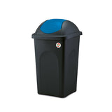 immagine-1-stefanplast-pattumiera-basculante-60lt-con-coperchio-blu-ean-8003507701564