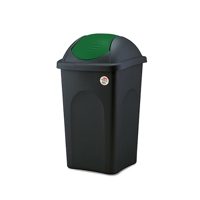 immagine-1-stefanplast-pattumiera-multipat-60lt-con-coperchio-verde-ean-8003507702066