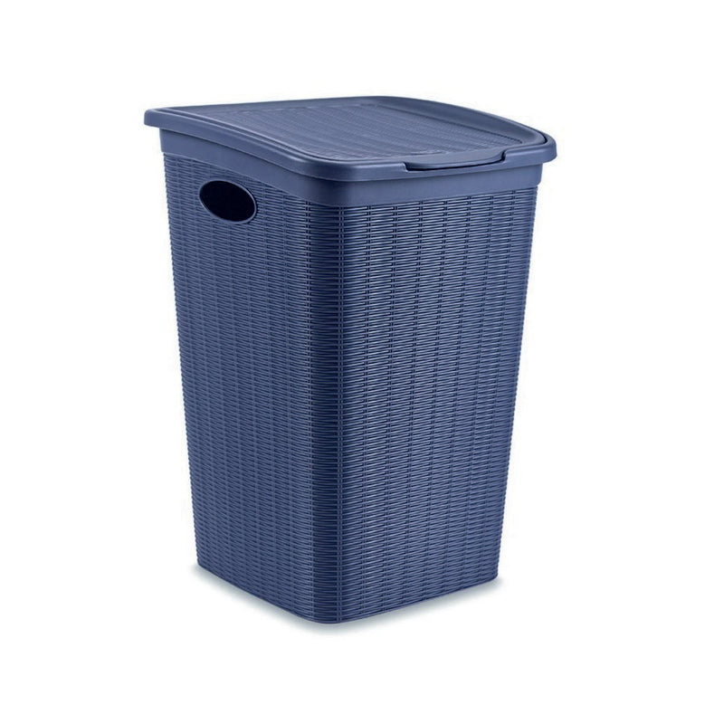 immagine-1-stefanplast-porta-biancheria-elegance-50ltblu-navy-stefanplast-ean-8003507300705