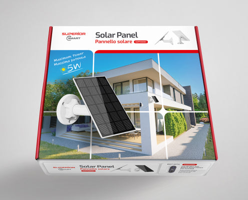 superior pannello solare superior per telecamere 5w ean 8054242081497