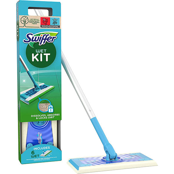 immagine-1-swiffer-swiffer-wet-kit-6-panni-lavapavimenti-ean-8006540435830