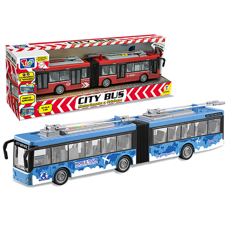 teorema autobus articolato a frizione assortito 66725 ean 8017967667254