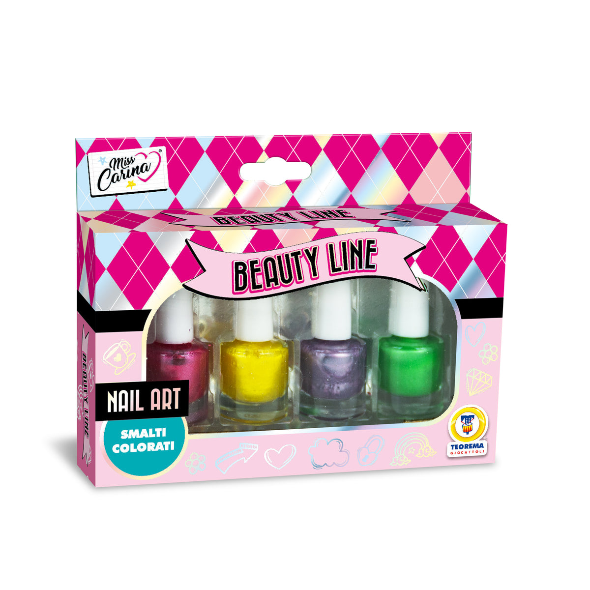 Miss Carina Set 4 Smalti Colorati Per Bambina – ORIZZONTESHOP.IT