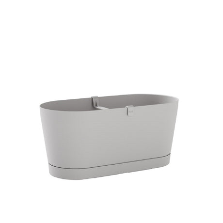 teraplast balconiera ovale vega grigio chiaro 40 cm ean 8051560258709