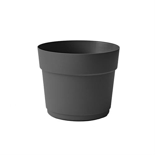 teraplast vaso bloom in resina antracite d 24 cm ean 8051560267893