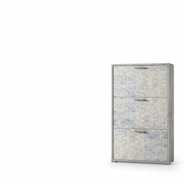 terraneo scarpiera daisy 3 ante cemento leizu 67x28x112cm ean 8016730703212