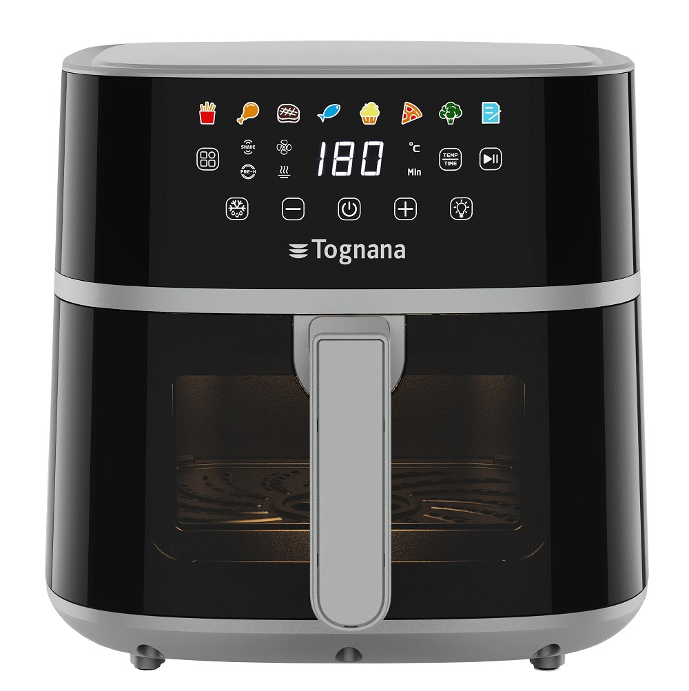 tognana friggitrice ad aria tognana 6 lt grigio perla 1700 w ean 8056444573480