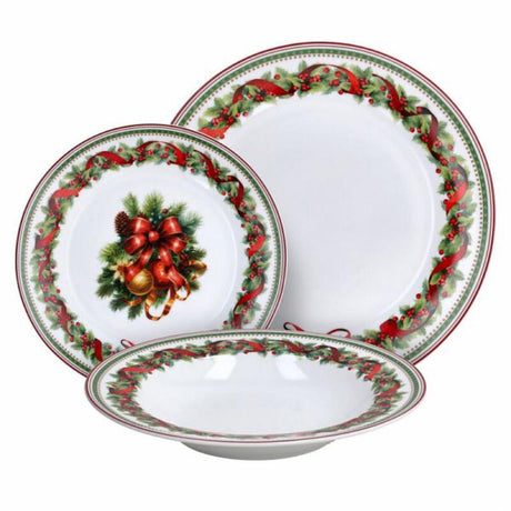 tognana servizio tavola 18 pezzi olimpia christmas tognana ean 8056444507980