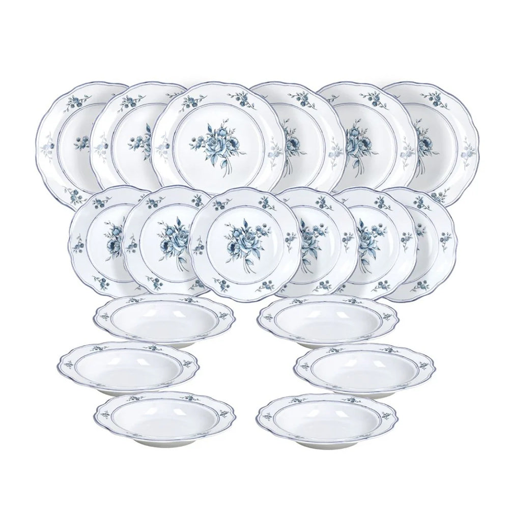 tognana servizio tavola 18pz heritage florals azzurro ean 8056444508000