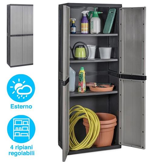 Armadio Bios Tuttopiani 2 Ante 65x37x165 Cm