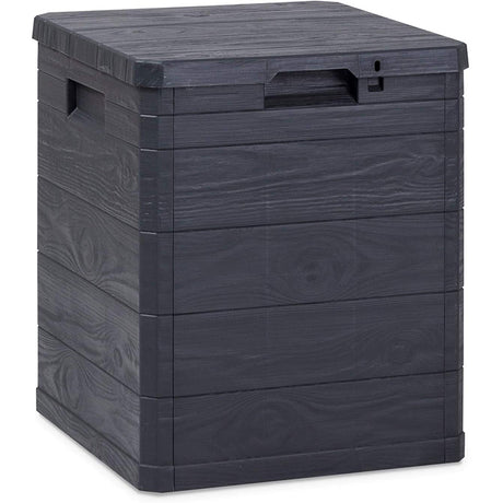 toomax baule woodys in resina antracite 425x44x50 cm ean 8009371017329