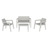 toomax set riviera 2 poltrone 1 divano 1 tavolo tortora ean 8009371059343