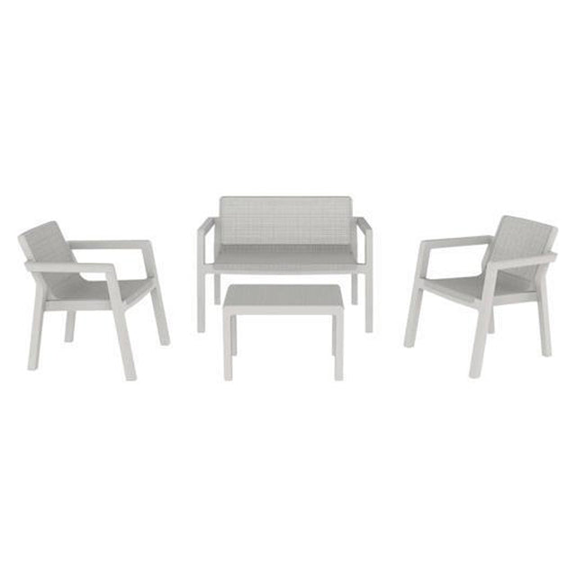 toomax set riviera 2 poltrone 1 divano 1 tavolo tortora ean 8009371059343