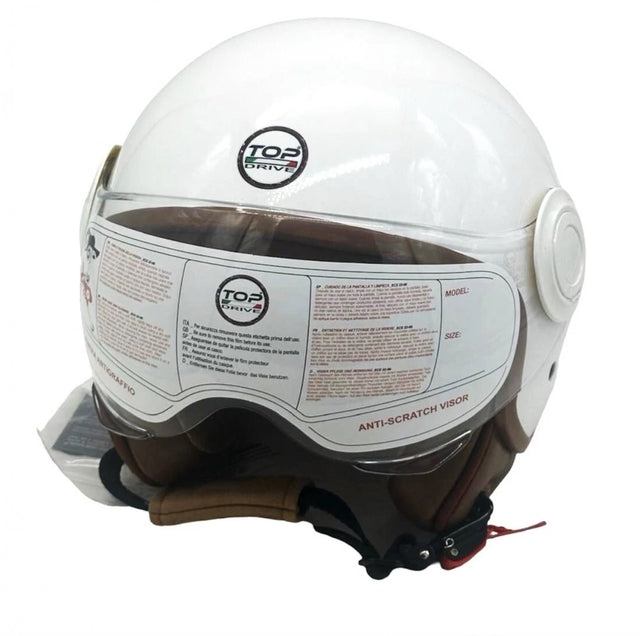 top drive casco sirio bianco lucido tg m ean 8058776887341