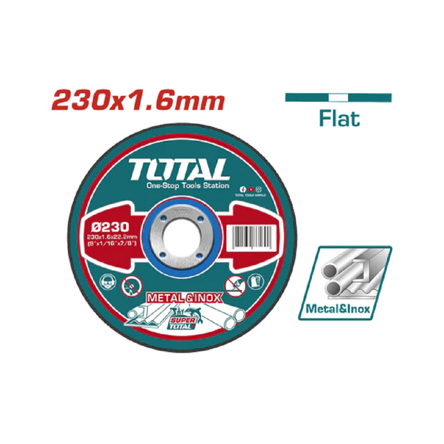total disco abrasivo da taglio total 230 mm ean 6941639861690