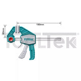 total morsetto a barra rapida total 15x6 cm ean 6925582156218