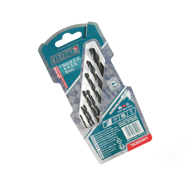 total punte hss per ferro set da 8 pz ean 6941639850243