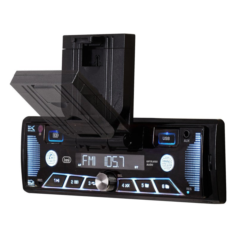 trevi autoradio con supporto per smartphone scd5602bt ean 8011000041636