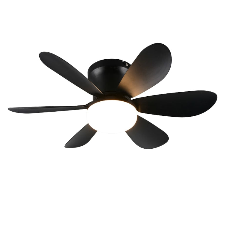 trio lighiting ventilatore da soffitto lund con plafoniera led 8w ean 4017807643732