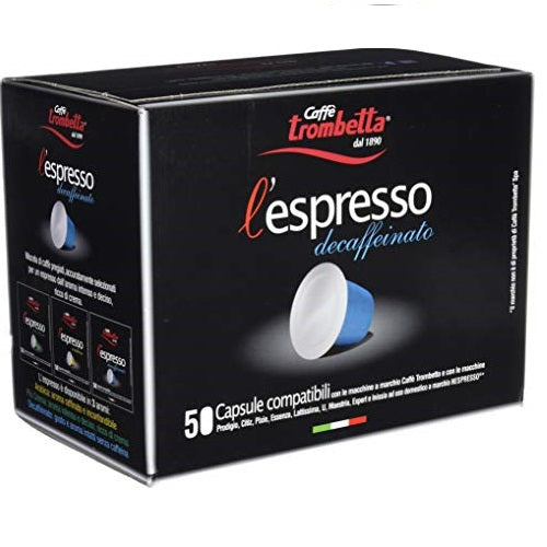 immagine-1-trombetta-caffe-50-pz-dek-compatibili-nespresso-trombetta-ean-8001687400178