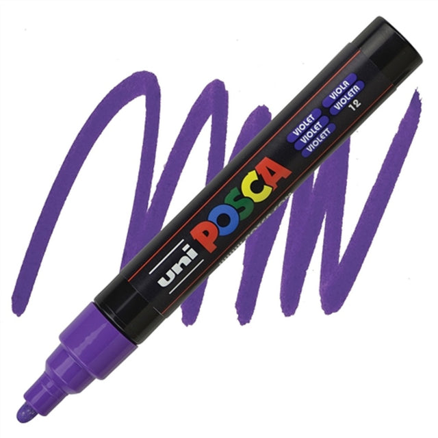 uniposca marcatore uni posca punta media viola ean 4902778916186