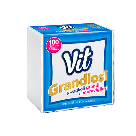vit tovaglioli 2 veli 100pz 40x40 vit ean 8006783507400