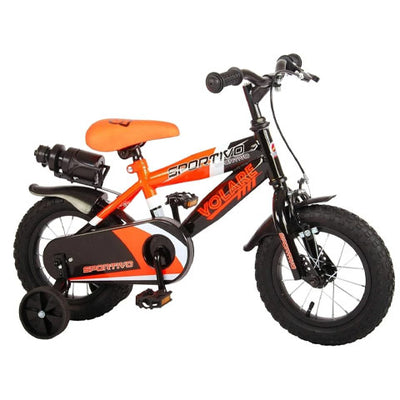 BICI BIMBO 12 NEON ARANCIO/NERA NYLON
