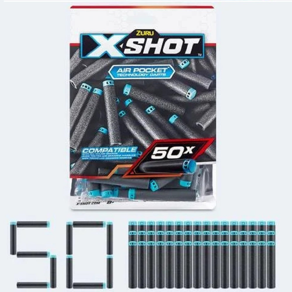 zuru x shot excel munizioni kit di ricarica 50 dardi ean 4894680025974