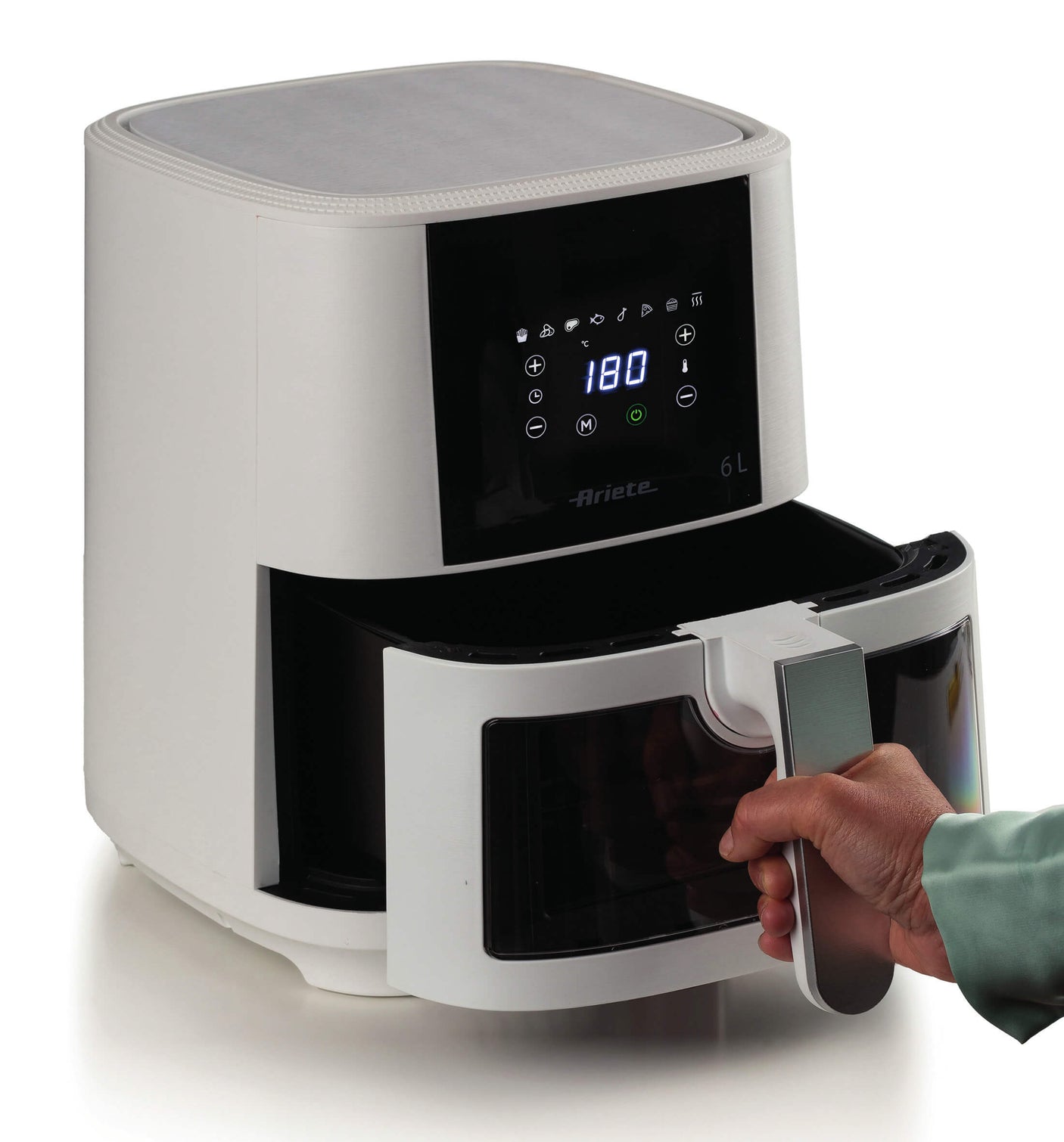 Friggitrice Ad Aria Digitale 6,5 L - Con Divisorio Rimovibile - 60 Percento Di C Friggitrice Ad Aria Digitale 6,5 L - Con Divisorio Rimovibile - 60 Percento Di C