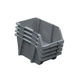 art plast contenitore in polipropilene grigio 17x10x84 cm ean 8010693128075