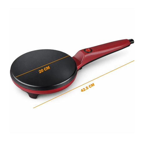 bakaji crepiera rossa con manico 700w ean 8058368390419