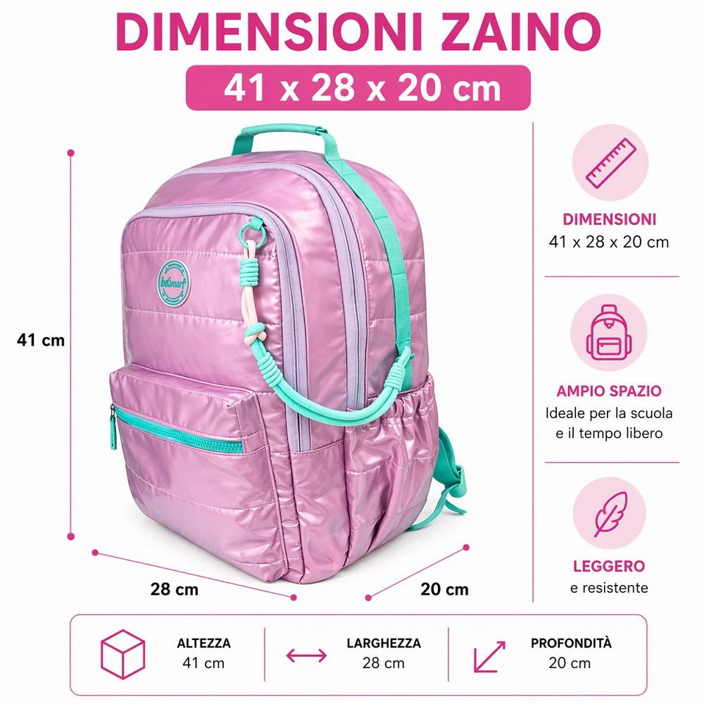 be smart zaino softly lilla be smart ean 8023650059510