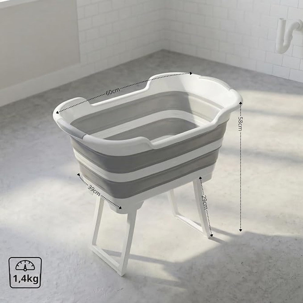beca bacinella richiudibile 60x40 con piedi ean 8056684778478