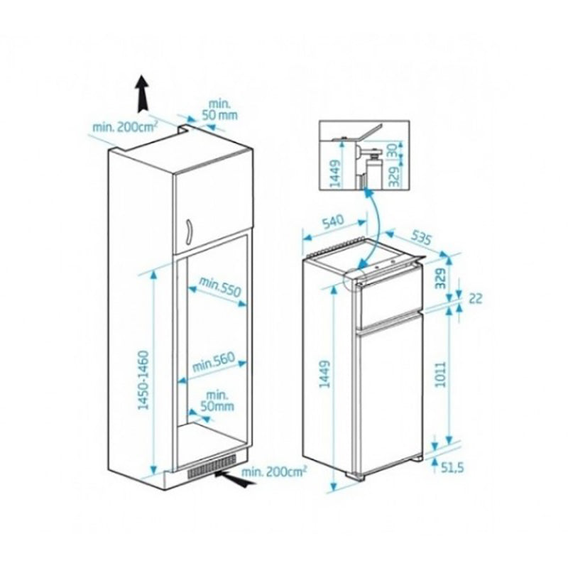 immagine-2-beko-frigo-incasso-beko-doppia-porta-bdsa250k4sn-ean-8690842620461