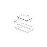 bertazzoni la germania piano induzione 60cm 4 piastre bridge ean 8057971100224