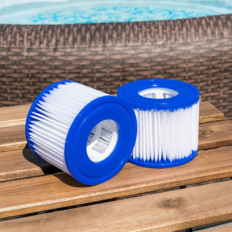 bestway cartuccia filtrante per piscine lay z spa 2 pezzi ean 6942138981155