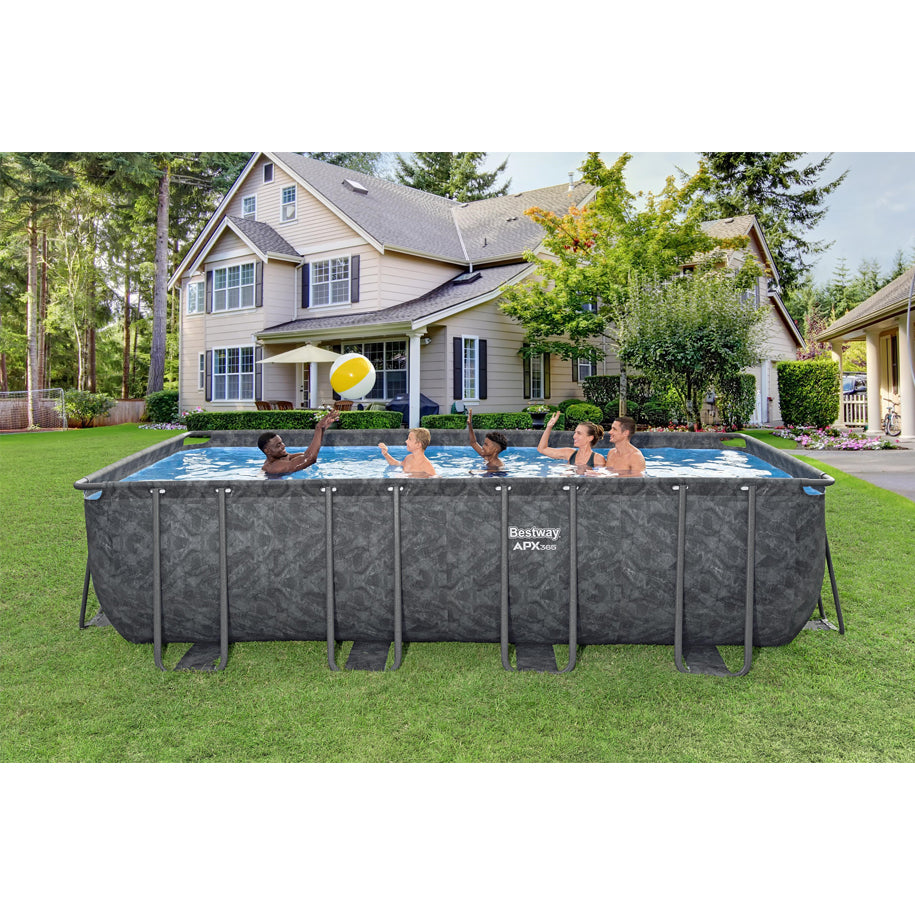 bestway set piscina apx 365 rettangolare 549x274x132cm ean 6941607365656