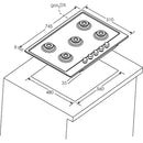 candy piano cottura cm75 candy chw74wx ean 8016361966864