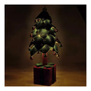 christmas collection albero pieghevole 60cm in velluto con luci ean 8056378427712