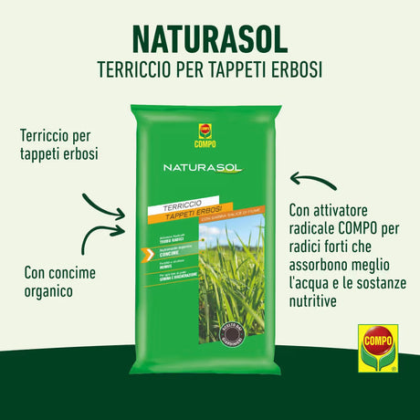 compo terriccio compo naturasol tappeti erbosi 70 lt ean 4008398124489