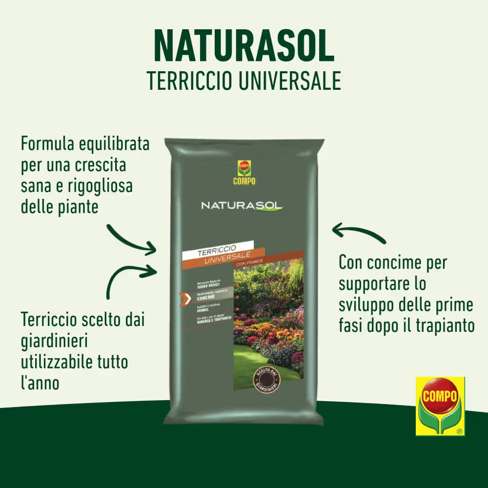 compo terriccio compo naturasol universale 70 lt ean 4008398124434